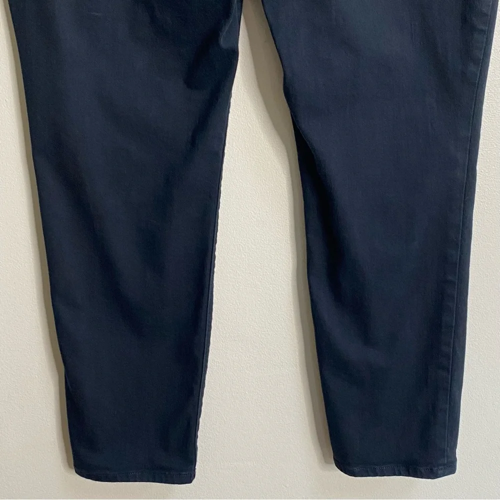 CHICO'S Black So Slimming Girlfriend Slim Leg Ankle Jeans Size 8 Petite